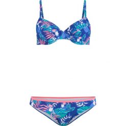 Bikini na fiszbinach (2 części) bonprix niebiesko-turkusowy. Bikini marki 4f. Za 89.99 zł.