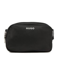 Saszetka HUGO. Czarne nerki i saszetki Hugo, bez wzorów, sportowe, bez dodatków. Za 209.99 zł.