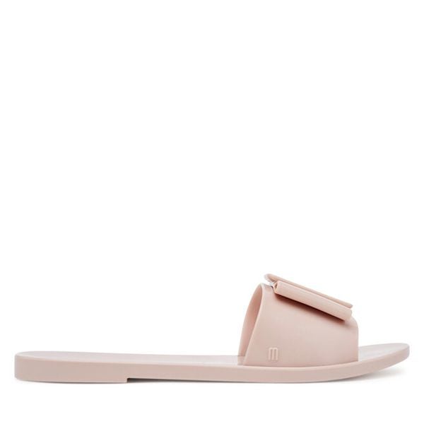 Klapki Melissa. Brązowe klapki Melissa, bez wzorów, bez obcasa, bez zapięcia. Za 129.99 zł.