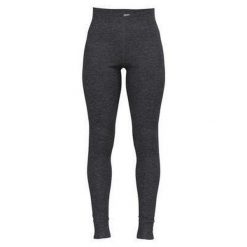 Legginsy termoaktywne damskie Odlo ACTIVE WARM ECO. Szare legginsy ODLO, bez wzorów. Za 249.99 zł.