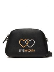LOVE MOSCHINO Torebka JC4077PP1LL1000A Czarny. Czarne listonoszki Love Moschino, bez wzorów, ze skóry, bez dodatków. Za 1,019.00 zł.