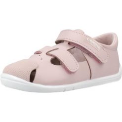 Sandały TITANITOS L500 RICARDO Rose. Czerwone sandały TITANITOS, bez wzorów, ze skóry, sportowe, bez obcasa, bez zapięcia. Za 185.99 zł.