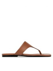 Gino Rossi Japonki ALAYA-119002 Brązowy. Brązowe japonki Gino Rossi, bez wzorów, ze skóry. Za 229.99 zł.