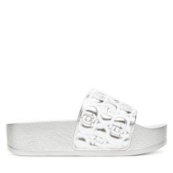 Klapki Liu Jo. Szare klapki Liu Jo, bez wzorów, bez obcasa, bez zapięcia. Za 169.99 zł.