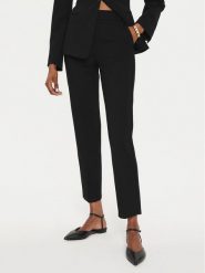 Marella Chinosy Gemma 2423786054 Czarny Slim Fit. Czarne chinosy Marella, bez wzorów, z wiskozy. Za 339.99 zł.