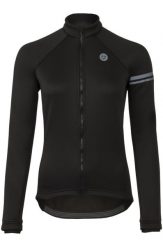 Damska kurtka rowerowa termiczna Essential softshell czarna. Czarne kurtki AGU, na zimę, m, bez wzorów, z materiału, z kapturem, na fitness i siłownię. Za 428.25 zł.