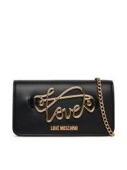 LOVE MOSCHINO Torebka JC5736PP0MKG0000 Czarny. Czarne kopertówki Love Moschino, bez wzorów, ze skóry, wizytowe, bez dodatków. Za 669.99 zł.
