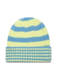 New Era Czapka Stripe Knit Bean 60565458 Niebieski. Niebieskie czapki zimowe New Era, bez wzorów, z materiału. Za 149.99 zł.