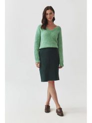 TATUUM Spódnica w kolorze ciemnozielonym rozmiar: 40. Zielone spódnice Tatuum, bez wzorów, midi. Za 135.45 zł.