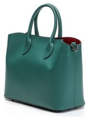 Victor & Hugo Paris Skórzana torebka "Nisa" w kolorze zielonym - 31 x 14 cm rozmiar: onesize. Zielone torebki klasyczne Victor & Hugo Paris, bez wzorów, z materiału, przez ramię, bez dodatków. Za 326.99 zł.