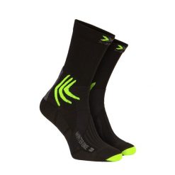 Skarpety rowerowe zimowe X-Socks WINTER BIKE 4.0. Czarne skarpetki X-Socks, bez wzorów. W wyprzedaży za 112.00 zł.