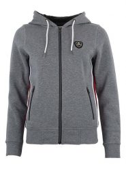Peak Mountain Bluza "Acharles" w kolorze szarym rozmiar: S. Szare bluzy Peak Mountain, s, z aplikacjami, bez ramiączek, bez kaptura. Za 179.95 zł.