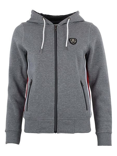 Peak Mountain Bluza "Acharles" w kolorze szarym rozmiar: S. Szare bluzy Peak Mountain, s, z aplikacjami, bez kaptura. Za 174.95 zł.