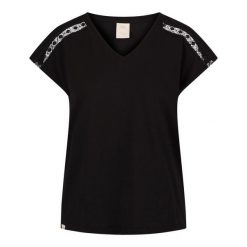Top Damski Willa. Czarne topy Trespass, bez wzorów, casualowe, bez kołnierzyka, bez ramiączek. Za 115.99 zł.