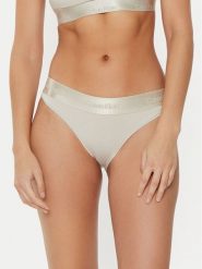 Calvin Klein Underwear Figi klasyczne 000QF7999E Beżowy. Brązowe figi Calvin Klein Underwear, bez wzorów, z bawełny. Za 69.99 zł.