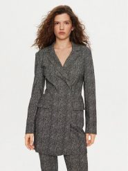 STAUD Sukienka dzianinowa Greenwich R24F7105HS Szary Slim Fit. Szare sukienki STAUD, s, bez wzorów, z dzianiny, bez kołnierzyka, bez ramiączek. Za 1,179.00 zł.