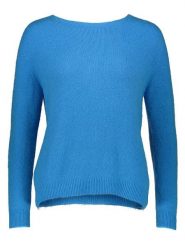 Rich & Royal Sweter w kolorze niebieskim rozmiar: M. Niebieskie swetry Rich & Royal, m, bez wzorów, bez ramiączek. Za 233.33 zł.