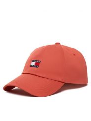 Tommy Jeans Czapka z daszkiem Tjw Heritage Core 5 Panel Cap AW0AW16991 Koralowy. Pomarańczowe czapki z daszkiem Tommy Jeans, bez wzorów, z bawełny. Za 149.99 zł.