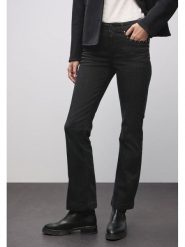 Street One Dżinsy - Bootcut fit - w kolorze czarnym rozmiar: W31/L30. Czarne jeansy Street One, l, bez wzorów, klasyczne, z podwyższonym stanem. Za 174.84 zł.