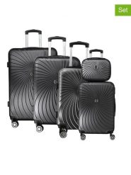 Canadian Peak 5-częściowy zestaw "Sunlighteak" w kolorze czarnym rozmiar: onesize. Czarne walizki Canadian Peak. Za 571.03 zł.
