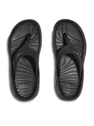 Hoka Japonki Ora Recovery Flip 1117910 Czarny. Czarne japonki HOKA, bez wzorów, z materiału. Za 239.99 zł.