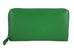 Portfel skórzany BARBERINI'S zielony D-8320-38. Zielone portfele Barberinis, bez wzorów. Za 169.99 zł.