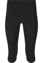 Damskie legginsy 3/4 Athlecia Franz V3. Czarne legginsy Athlecia, bez wzorów, z materiału, eleganckie. Za 184.00 zł.