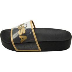 Klapki DC Shoes Dc Slide Platform Se, Kobiety. Czarne klapki DC Shoes, bez wzorów, bez obcasa, bez zapięcia. Za 148.00 zł.