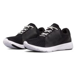 Buty treningowe damskie Under Armour Squad. Czarne buty treningowe Under Armour, bez wzorów, bez zapięcia, na fitness i siłownię. Za 259.00 zł.