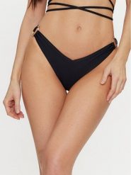Guess Dół od bikini E4GO34 MC04R Czarny. Czarne bikini Guess, z aplikacjami, z syntetyku. Za 299.99 zł.