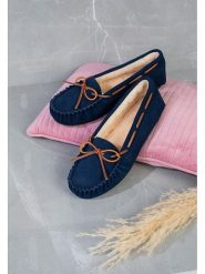 Gooce Mokasyny "Cordova" w kolorze granatowym rozmiar: 38. Niebieskie mokasyny Gooce, bez wzorów, z materiału. Za 152.99 zł.