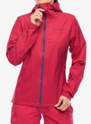 Kurtka do biegania damska La Sportiva Pocketshell Jacket. Czerwone kurtki do biegania La Sportiva, l, bez wzorów, z materiału, bez kaptura, do biegania. Za 846.99 zł.