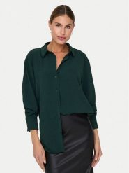 JDY Koszula Kenta 15268316 Zielony Regular Fit. Zielone koszule JDY, l, bez wzorów, z syntetyku, bez kołnierzyka, bez ramiączek. Za 79.99 zł.