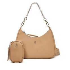 Torebka Steve Madden. Brązowe torebki klasyczne Steve Madden, bez wzorów, klasyczne, bez dodatków. Za 319.99 zł.