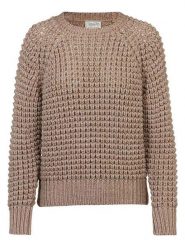 Herrlicher Sweter "Narlina" w kolorze beżowym rozmiar: L. Brązowe swetry Herrlicher, l, bez wzorów, ze splotem, bez ramiączek. Za 223.73 zł.