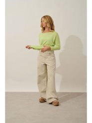 AUTHENTIC CASHMERE Kaszmirowy sweter "Goléon" w kolorze jasnozielonym rozmiar: XXL. Zielone swetry AUTHENTIC CASHMERE, xxl, bez wzorów, z kaszmiru, bez ramiączek. Za 396.88 zł.