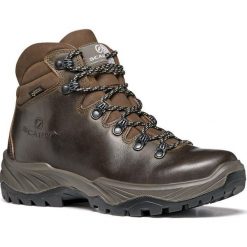 Buty trekkingowe damskie Scarpa Terra GTX. Brązowe buty trekkingowe Scarpa, bez zapięcia. Za 639.99 zł.