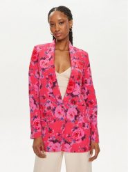 Morgan Marynarka 241-VOLIN.F Różowy Regular Fit. Czerwone marynarki i żakiety Morgan, bez wzorów, z syntetyku, bez ramiączek. Za 259.99 zł.