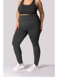 Spaio Legginsy sportowe "Base" w kolorze antracytowym rozmiar: XXL. Czarne legginsy Spaio, bez wzorów, z materiału, sportowe. Za 130.99 zł.