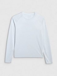 4F Koszulka sportowa w kolorze błękitnym rozmiar: S. Niebieskie t-shirty sportowe 4f, s, bez wzorów, z materiału, bez ramiączek, outdoorowe. Za 74.11 zł.