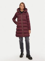 Save The Duck Kurtka puchowa D40279W IRIS19 Bordowy Regular Fit. Czerwone kurtki Save the duck, bez wzorów, z puchu, bez kaptura. Za 829.99 zł.