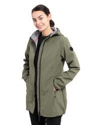 Icepeak Płaszcz softshellowy "Albany" w kolorze zielonym rozmiar: 38. Zielone płaszcze Icepeak, bez wzorów, sportowe, bez kaptura. Za 123.25 zł.