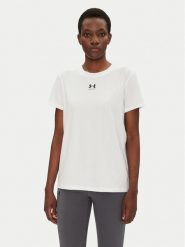 Under Armour Koszulka techniczna Rival Core 1383648 Biały Regular Fit. Białe t-shirty sportowe Under Armour, s, bez wzorów, z syntetyku, bez ramiączek, na fitness i siłownię. Za 79.99 zł.