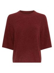 MOSS COPENHAGEN Sweter "Milania" w kolorze bordowym rozmiar: L/XL. Czerwone swetry Moss Copenhagen, l, bez wzorów, z poliamidu, bez ramiączek. Za 240.99 zł.