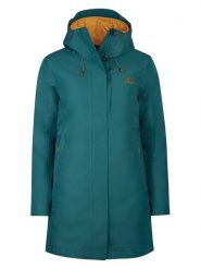 Westfjord Parka 3w1 "Skogafoss" w kolorze turkusowo-jasnobrązowym rozmiar: M. Brązowe płaszcze Westfjord, m, bez wzorów, z poliamidu, bez kaptura. Za 397.17 zł.