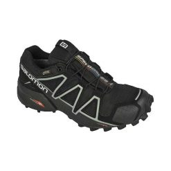 Buty Salomon Speedcross 4 GTX Trail Bieganie Wodoodporne. Czarne buty do biegania Salomon, bez wzorów, z gore-texu, bez zapięcia, do biegania, salomon speedcross, gore-tex. W wyprzedaży za 476.10 zł.