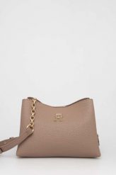 Tommy Hilfiger torebka kolor brązowy. Brązowe listonoszki Tommy Hilfiger, bez wzorów, bez dodatków. Za 539.99 zł.