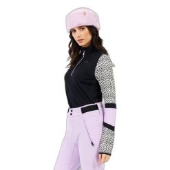 Damski polar 1/4 zip Protest Nynke. Fioletowe bluzy z polaru Protest, bez wzorów, z polaru. Za 258.00 zł.