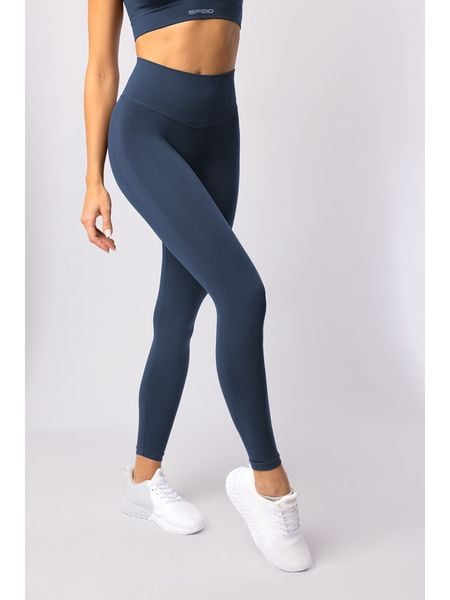 Spaio Legginsy sportowe "Flex 2.0" w kolorze granatowym rozmiar: XS. Niebieskie legginsy Spaio, xs, bez wzorów, z materiału, z podwyższonym stanem, outdoorowe. Za 165.99 zł.