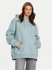 Guess Bluza V4BQ22 KCHX0 Niebieski Regular Fit. Niebieskie bluzy Guess, xs, z aplikacjami, z syntetyku, bez kaptura. Za 189.99 zł.